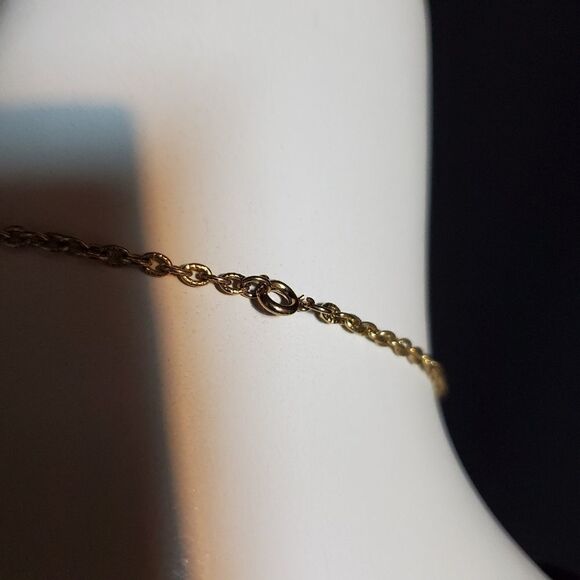 Vintage Steampunk Gold Tone Tassel Locket Necklace - Picture 6 of 6